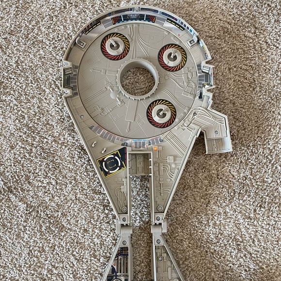 Millenium Falcon Star Wars Playset Micro Machines Lewis Galoob Vtg 1995 Toy - Picture 3 of 7